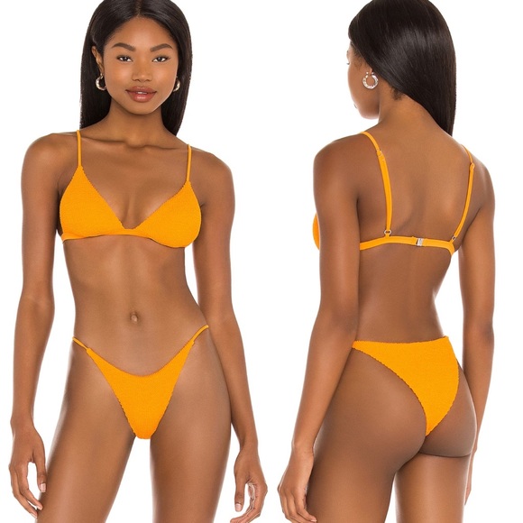 It’s Now Cool Crimped Tangerine Bikini - Picture 1 of 16